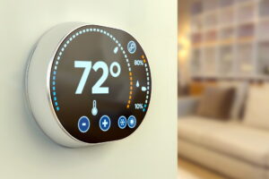 smart-thermostat-on-a-wall